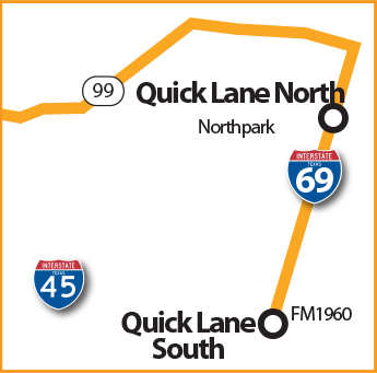 quick lane map